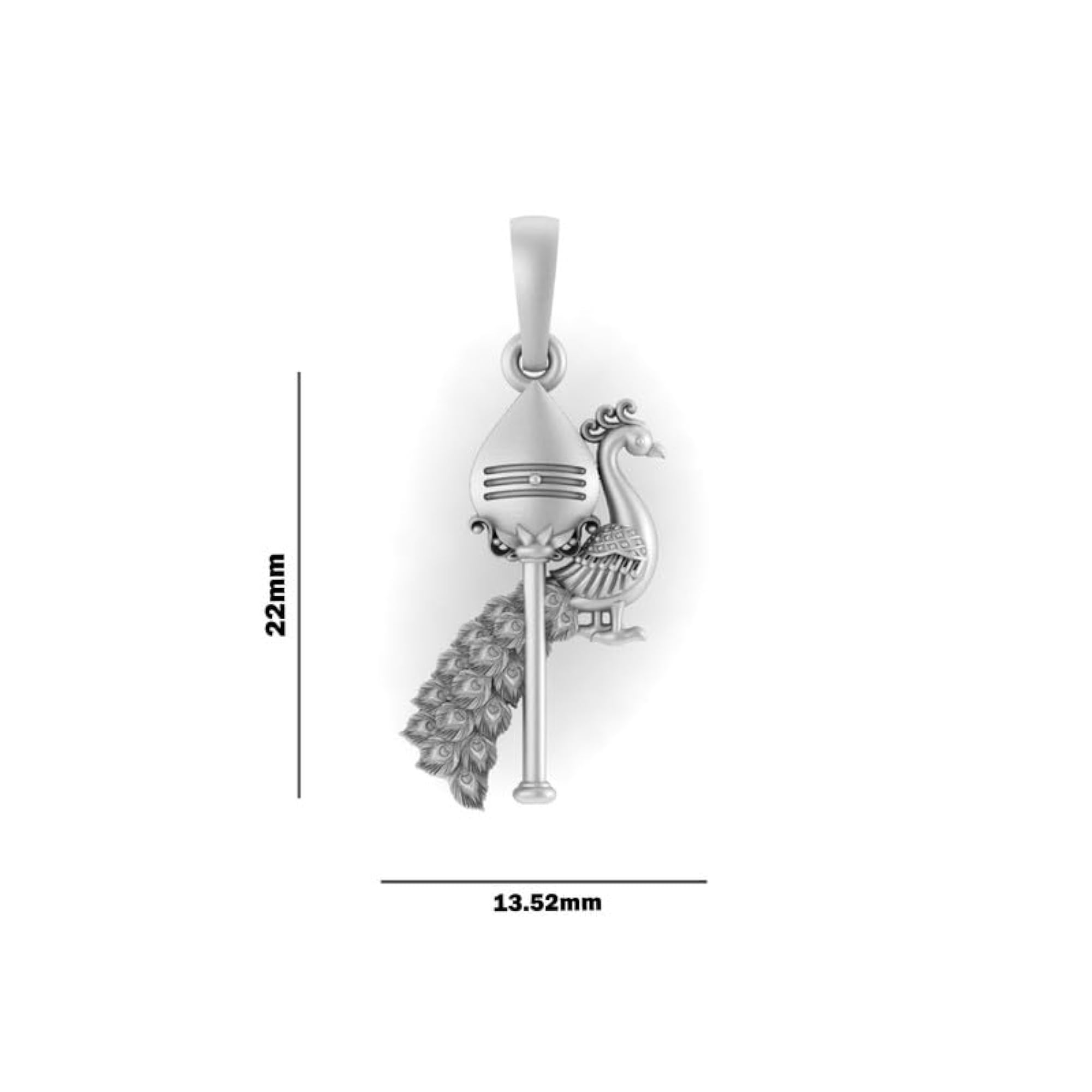 Women's Sterling Silver Kartikeya Vel Pandel Pendant