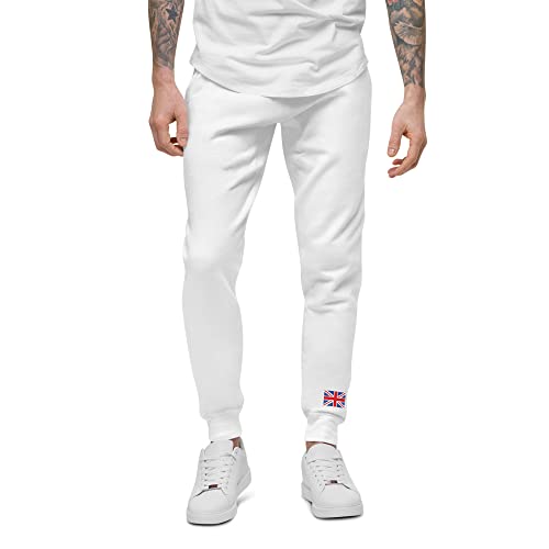 Pantalon de survêtement contre le froid en polaire blanche tailles 27 à 32