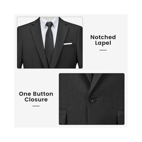 Men's Slim Fit Sporty Suit Jacket Business Blazer Wedding Leisure One Button Coat3