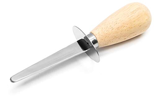 Fox Run Nantucket Seafood Knives, 1.25 x 1.25 x 6 inches, Oyster Knife: Wood Handle