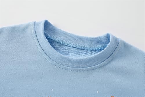 LitBud Girls Sweatshirts for Toddler Clothes Unicorn Crewneck Pullover Girl Top Long Sleeve Jumper fall for Kids 1-7 Years3