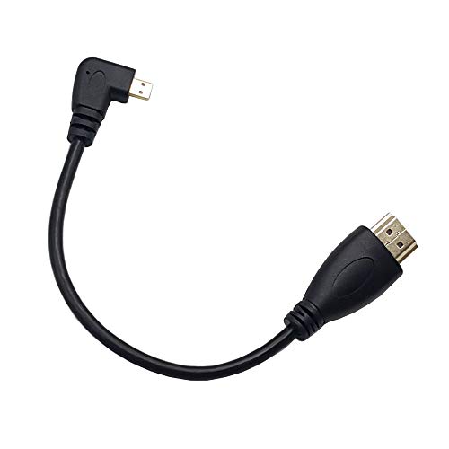 Cable micro HDMI a HDMI de 90 grados acodado Seadream en ángulo recto de 2 unidades 3