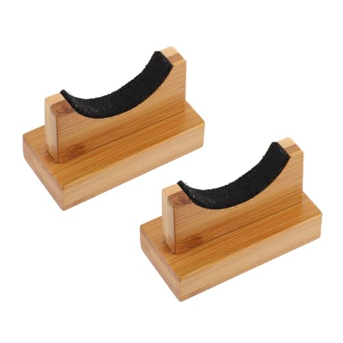 CORHAD Collectible Baseball Bat Rack Holder Bamboo Bat Stand Displaying Bat Stands for Home Sturdy Storage Stand