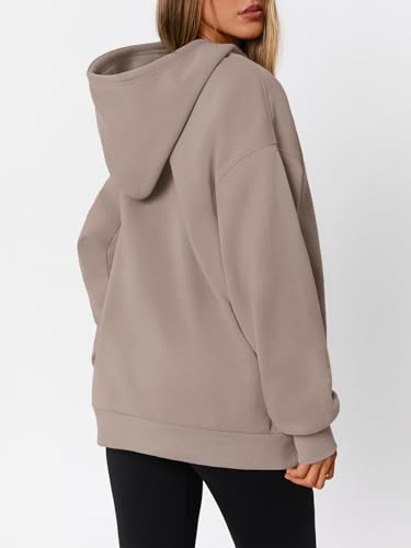 WYNNQUE Hoodies for Women Oversized Sweatshirts Fall Fashion Outfits 2025 Casual Sweaters Tops Fleece Workout Winter Clothes - Image 5