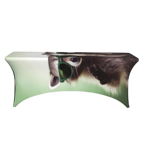 Nappe élasthanne raton laveur infroissable et lavable pour table
