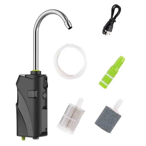 QIEIEI Fishing Tap Fishing Pumps Tool,Fishing Water Tap with Led Light,Fish Aquarium Air Pumps,Water Air Pumps