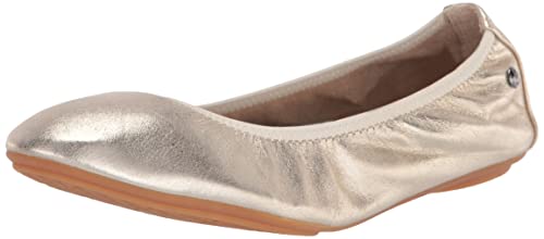 Hush Puppies Women's Chaste Ballet Flat, Gold Metallic, 9 #TOP24