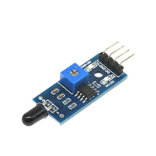 Sensor de llama IR LM393 de 4 pines para detección de incendios en proyectos Arduino y DIY
