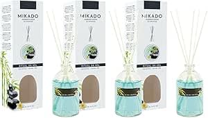 PCMOVILES Mikado Ambientador RITUAL DE SPA 100 ml – Pack de 3 Unidades – Aroma Fresco y Natural – Difusor de Varillas para Casa, Oficina y Armario
