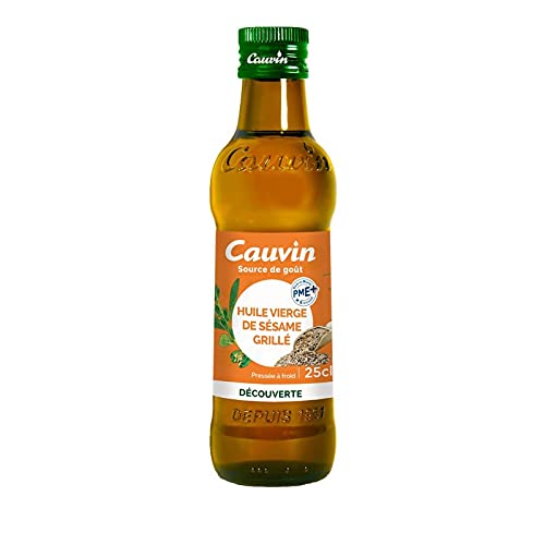 CAUVIN - Huile De Sésame Grillé 25Cl - Lot De 3