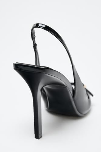 Women's Open Toe Slingback Stiletto Heel Sandals Pointed Peep Toe Buckle High Heel Sexy Dress Pumps Shoes for Party Wedding Evening Heeled Sandal4