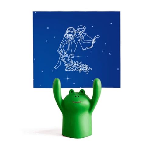 Support mémo grenouille univers étoilé porte-photo mignon table