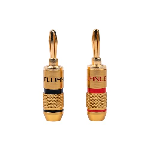 Conector Banana Plug Fluance BP50 Dorado 2 unidades miniatura 1
