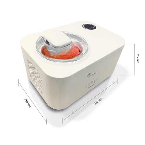 LITTLE BALANCE 8610 Turbo-Vanille, Eismaschine, Eismaschine, Eismaschine, 1,2 l, 3 Funktionen, Eiscreme, Eisjoghurt und Sorbet, 110 W, creme – Bild 3