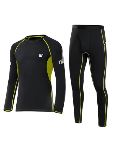 SIMIYA Thermounterwäsche Herren Skiunterwäsche Funktionsunterwäsche Ski...