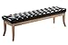 Produktbild myangels Sitzbank Ramses Kunstleder antik-hell 150, Farbe:schwarz
