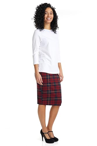 ESTEEZ 3/4 Sleeve Crew Neck Cotton T-Shirt for Women - Relaxed Fit - Base Layering Top3