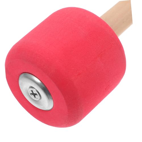 Baqueta de madera y espuma para batería y bombo, con agarre antideslizante, ideal para principiantes y adultos, 1 pieza miniatura 3