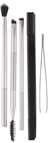 Real Techniques Limited Edition Blush, Blend, Brow Makeup Brush Set To Shape, Fill And Perfect, Mother's Day & Easter Gift, Pink, 5 Count, Perfect For Wife, Spouse, Girlfriend, And Daughter #TOP3