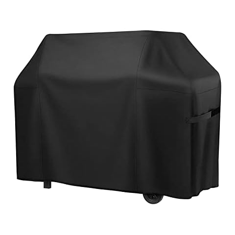 DONSIQIZZ Gas Grill Cover 7553 | 7107 Cover for Weber Genesis E and S Series, Genesis II 315/335, Genesis 300 Series Grills, Heavy Duty 600D Waterproof BBQ Cover 60” W x 28” D x 44” H Cover
