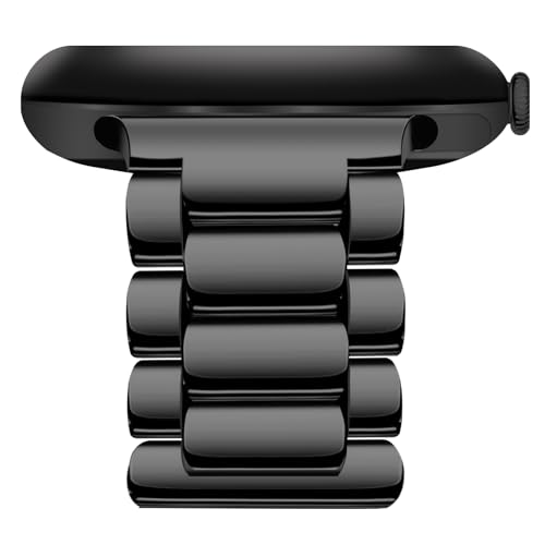 HAYONLIY Stainless Steel Straps Compatible for Google Pixel Watch 3 (45mm), Adjustable Metal Business No Gap Band for Men