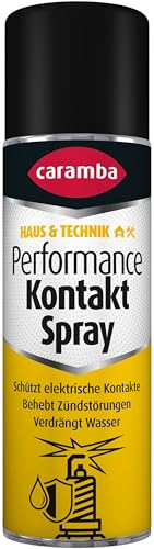 Caramba Performance Kontakt Spray Kriechöl für Elektronik in Auto und Maschinen Behebung und Vorbeugung von Zündstörungen Korrosionsschutz 250 ml