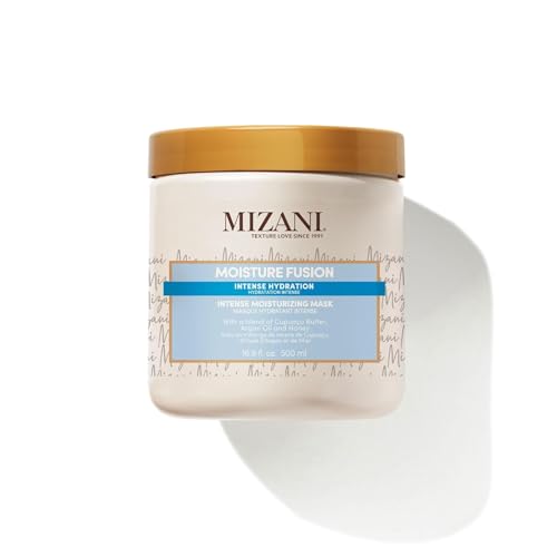 Mizani Moisture Fusion Moisturizing Mask - Nourishing Deep Conditioner, Anti-Frizz, With Argan Oil & Honey, For Natural and Curly Hair