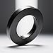 4PCS Large Ferrite Ring Magnet - Grade 10 Big Magnets Heavy Duty, OD60mm x ID32mm x 10mm, Ceramic Circular Magnets for Industry Science, School,Crafts and Hobbies