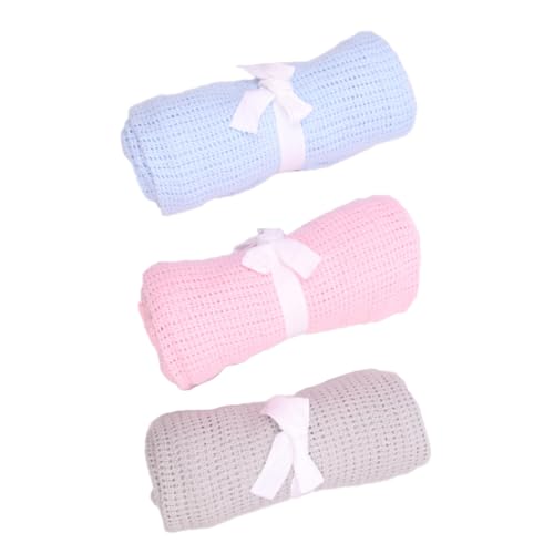 HEMOTON 6 Piezas de Aire Acondicionado para bebé Envoltura de Toalla de Bebe temático guardería mantita Bebe toquilla Bebe Mantas de bebé para niños Mantas de algodón