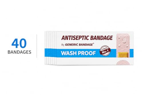 Image of Rakhecha medical stores Band Aids | Washproof First Aid Bandage | Flexible & Breathable | 40 Strips For Kids and Adults