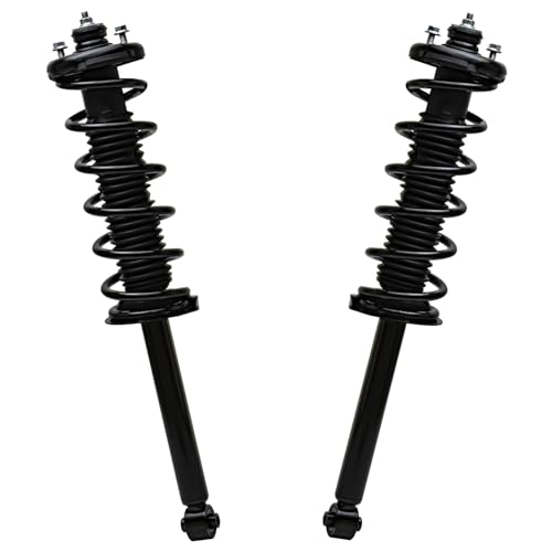 Image of Detroit Axle - 6pc Struts Sway Bars for Acura 2004 2005 2006 TL, 4 Front and Rear Struts Coil Spring Assembly 2 Front Sway Bars Replacement Suspension Kit