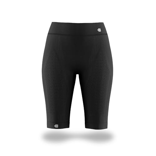 BAUERFEIND Pantalones cortos de compresión "Sports Compression Tights Short" para mujer, pantalones cortos para mujer, para mejorar la circulación sanguínea en los músculos de las piernas, poliamida