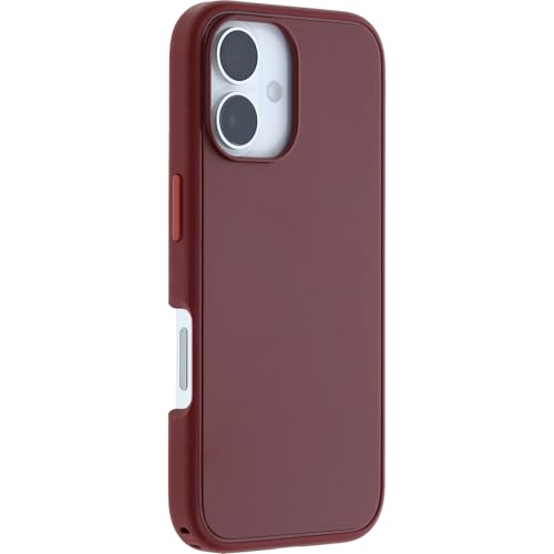 Image of OtterBox iPhone 16 Symmetry Series Case - Brick Red - Ultra-Thin, Sleek iPhone Case, MagSafe Compatible, Best Aesthetic iPhone Cases