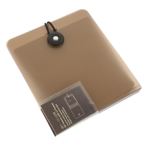 ULDIGI CD Storage Case Capacity Dvd Holder with Button Closure Lightweight and Protective Organizer for and Dvds for Home and Travel Use Semi Transparent