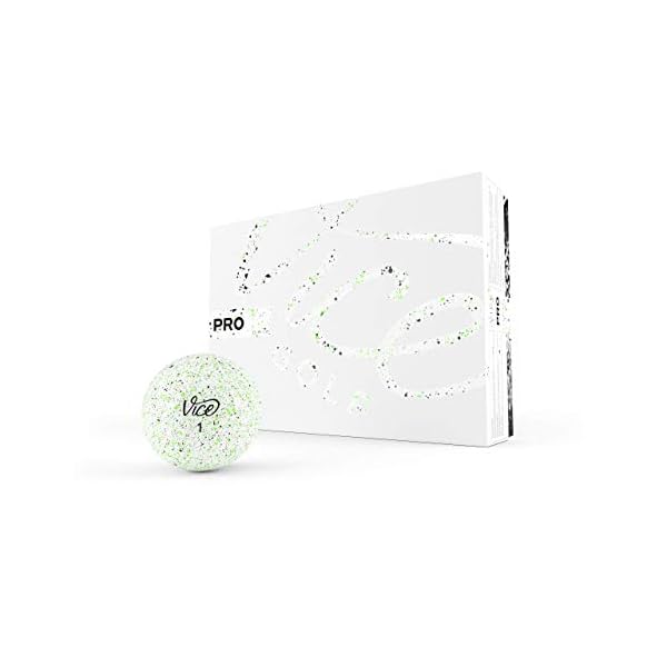 Vice Golf Pro Drip Lime 2020 | Eigenschaften: Drip Muster, Beeindruckende Farben, Premium Qualität | Profil: Für anspruchsvolle Golfer