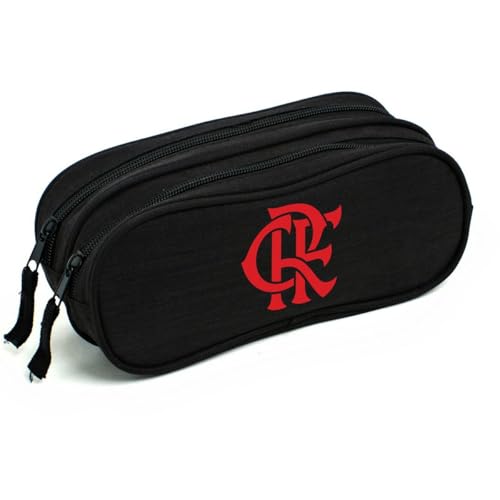 Estojo Duplo, Kit, Flamengo, Preto