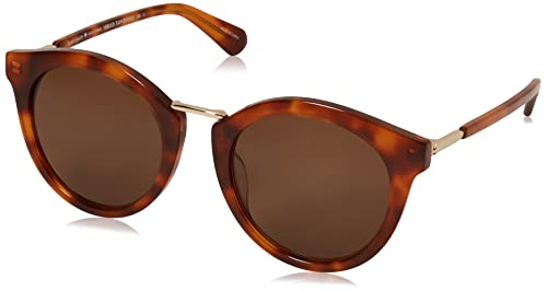 Kate Spade New York Women's Joylyn Round Sunglasses, Havana, 50 mm