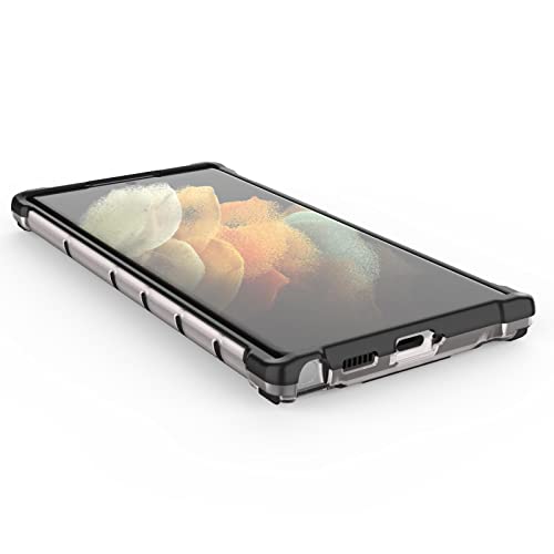 Image of Glasgow Back Case Cover Designed for Samsung Galaxy S22 Ultra 5G - Black