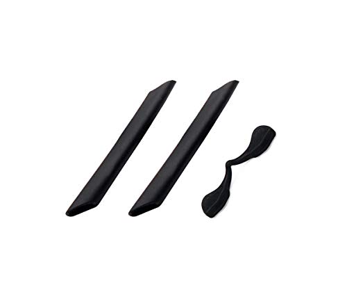 Image of SAUCER Replacement Nose Pieces Pads & Earsocks Temple Sleeve Rubber Kit for Oakley RadarLock Path | Pitch|Edge | XL Sunglass