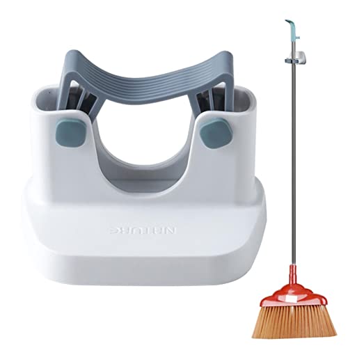 Honeyb Mopphalter Wandmontage | Besenständer für die Wand,Mopp- und Besenhalter, Wandhalterung, Besen-Organizer für Küche, Garten, Garagen-Aufbewahrungssysteme