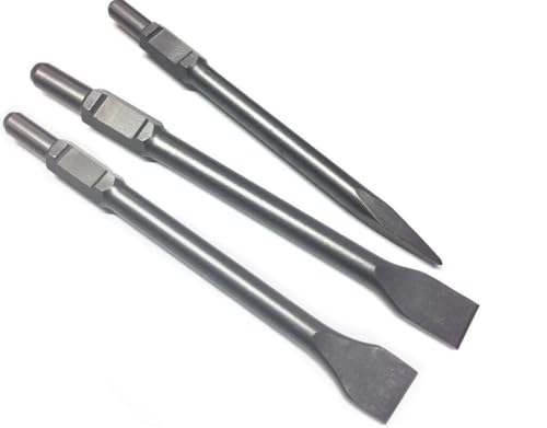 Cincel hexagonal SDS WERHE para picar hormigón y abrir rozas con martillo de demolición 2