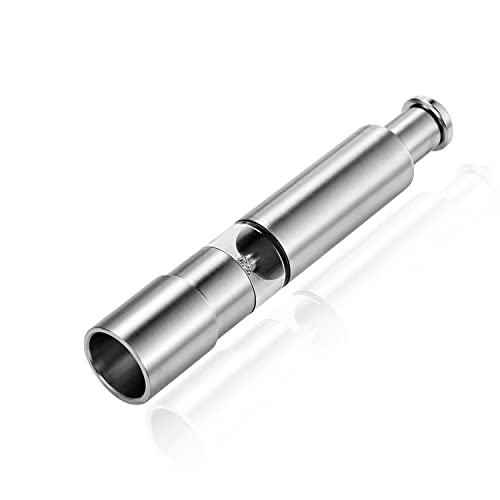 Moulin à Poivre, FINELYCR Silver Moulins à Épices, Moulin à Sel et Poivre, Acier Inoxydable, avec Bouton Poussoir, Convient pour Poivre, Cumin, Sel Cover