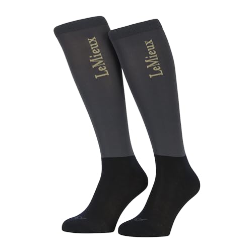 Chaussettes LeMieux My Competition bleu crépuscule pour retrouver le plaisir de monter