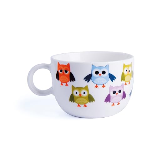 Excelsa - Taza de té - Colección Animals - Taza de té de Porcelana - Color Blanco - 200 ml