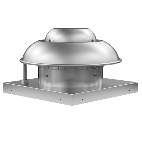 Image of Roof Mount Direct Drive Makeup Air Unit - 19 inch Downblast Supply Fan, 1 /10 HP 115V, 830 CFM, ETL Listed
