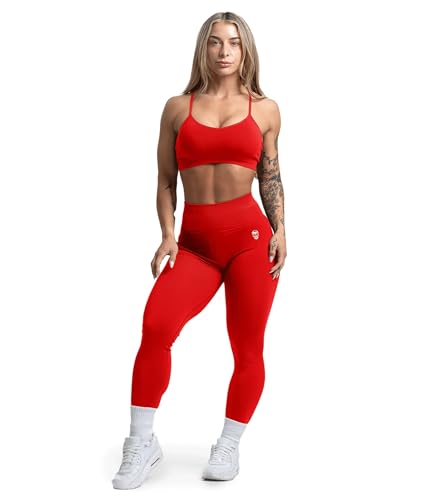 Image of Gymreapers Seamless Sports Bra for Women - Wireless Compression Padded Supportive Bras for Gym, Yoga, & Fitness