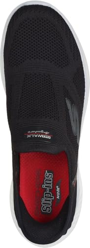 Skechers - Mens Go Walk Anywhere - The Tourist Slip On Shoes, Color Black/White, Size: 11 XW US2