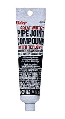 Oatey Great White White Pipe Joint Compound 1 oz - Total Qty: 12