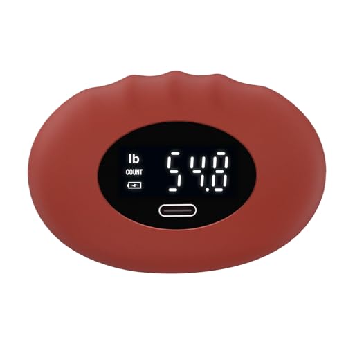 Medidor de fuerza de agarre, dinamómetro de mano digital, probador de fuerza de agarre de 395 libras, herramienta ergonómica de medición de fuerza de agarre con pantalla LED para entrenamiento escolar