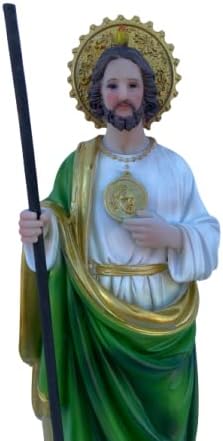 Miniatura 3 de San Judas Tadeo Con Monedas - Figura religiosa de 16 pulgadas de San Judas Tadeo